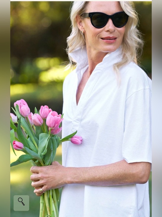 Frank & Eileen Tops - 🆕 Frank & Eileen Patty Short-Sleeve Popover Henley in white